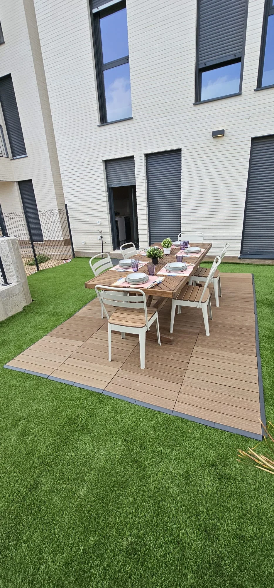 Montaje terraza jardín en Murcia